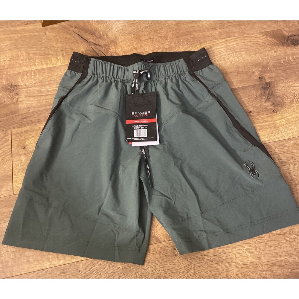 Spyder Men's‎ Performance Proweb Stretch Active Shorts Black Size Small